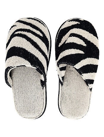 Chaussons de bain collection ZEBRA