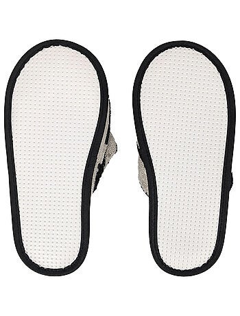 Chaussons de bain collection ZEBRA