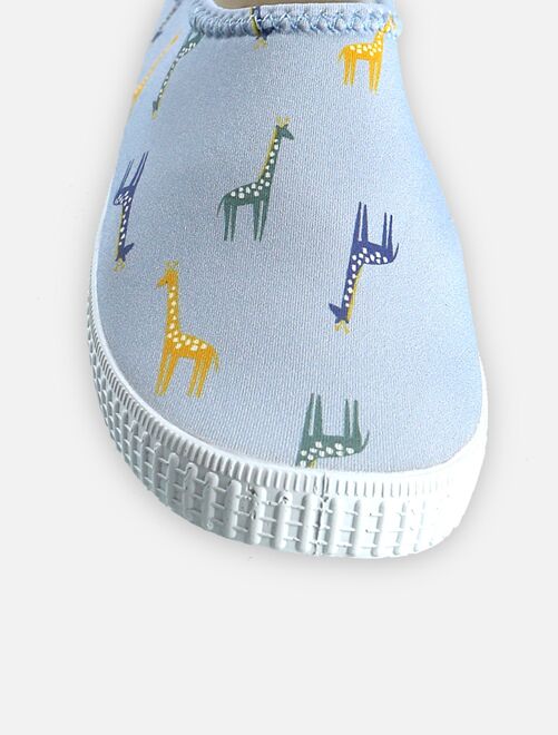 Chaussons de bain imprimés girafes, - Archimède - Kiabi