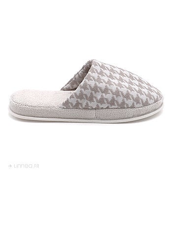 Chaussons de bain PIED-DE-POULE