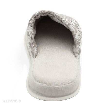 Chaussons de bain PIED-DE-POULE