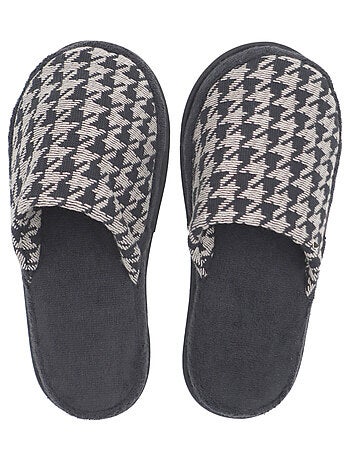Chaussons de bain PIED-DE-POULE