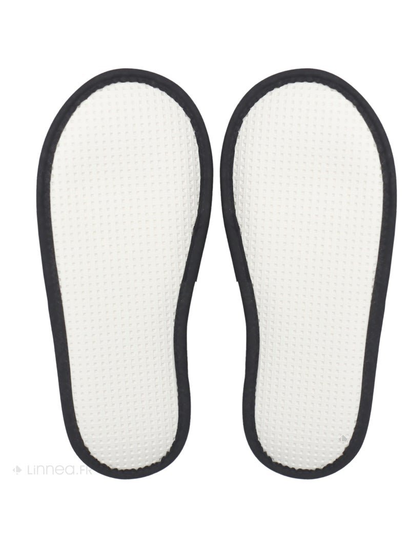 Chaussons de bain PIED-DE-POULE Gris - Kiabi