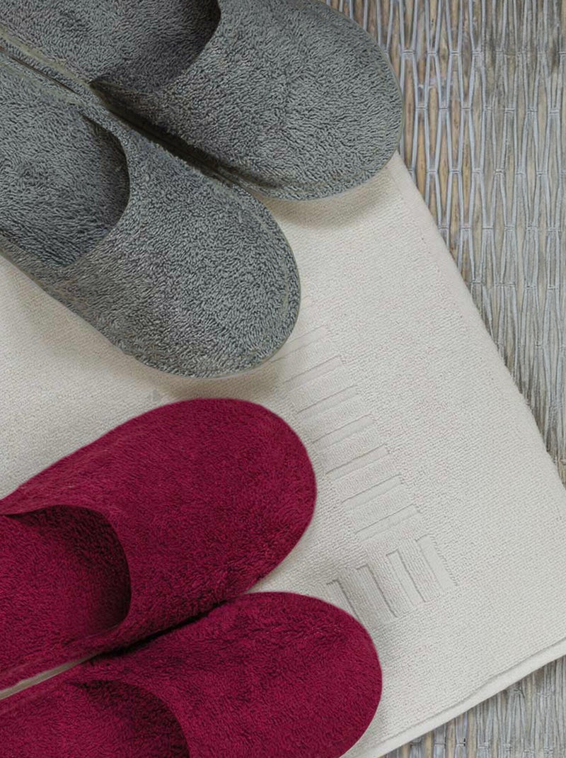 Chaussons de bain PURE PLUS gris anthracite - Kiabi