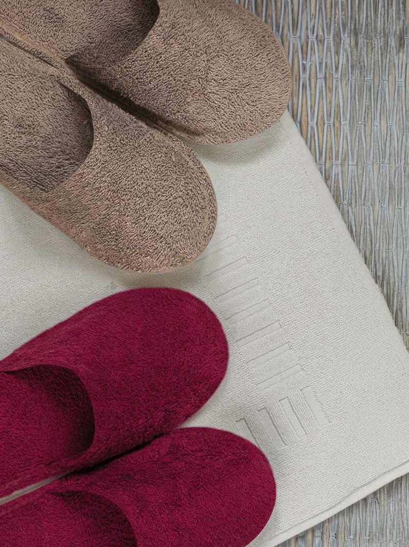 Chaussons de bain PURE PLUS Gris taupe - Kiabi