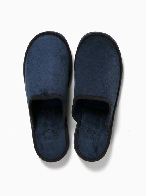 Chaussons de chambre bleus, MO Fashion - Kiabi