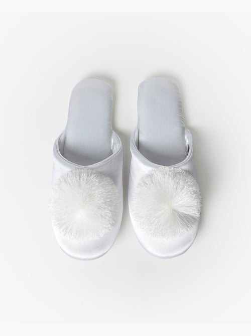 Chaussons de mariée en satin pour femmes admas - Kiabi