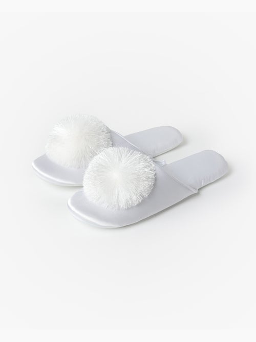 Chaussons de mariée en satin pour femmes admas - Kiabi