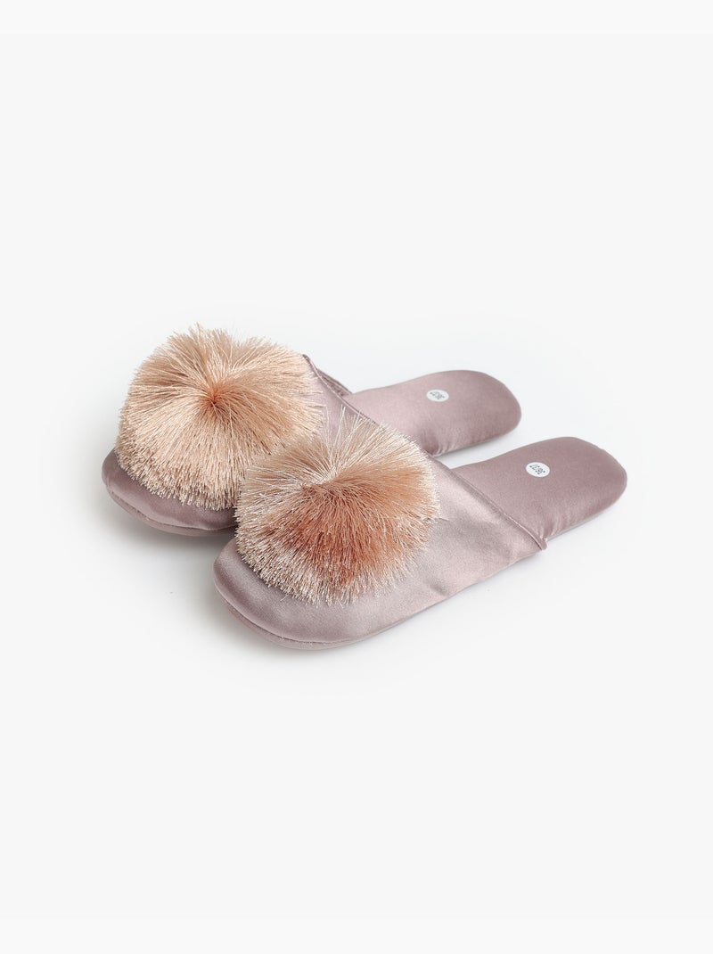 Chaussons de mariée en satin pour femmes admas Gris clair - Kiabi