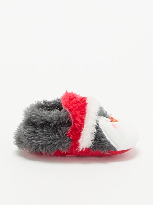 Chaussons de Noël 'pingouin' - Kiabi