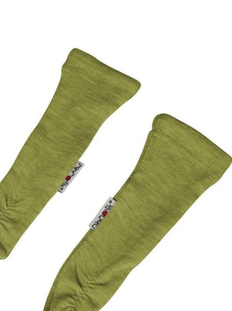 Chaussons de Portage évolutif en laine mérinos Pea Purée Multicolore - Kiabi