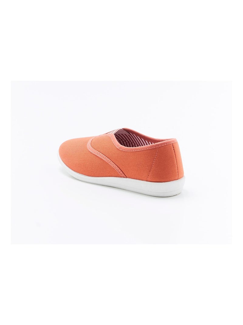 Chaussons dessus toile - Damart Abricot - Kiabi
