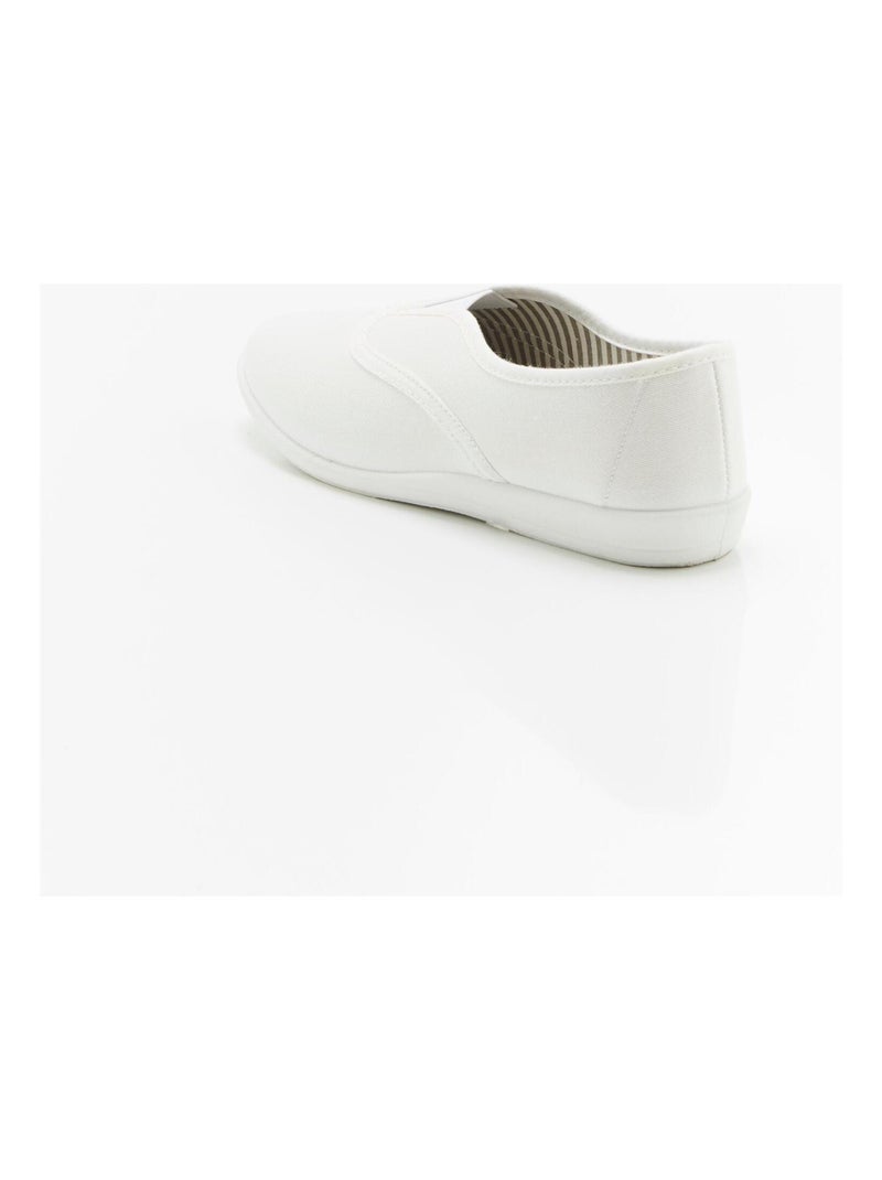 Chaussons dessus toile - Damart Blanc - Kiabi