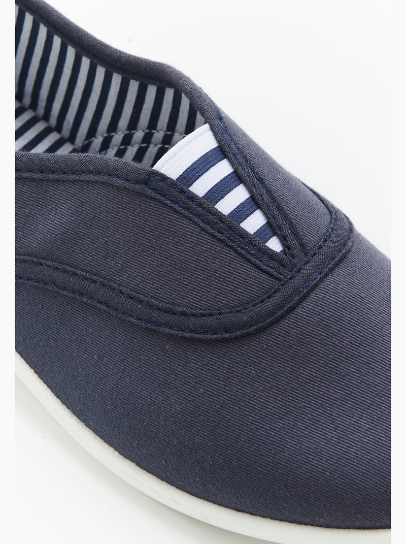 Chaussons dessus toile - Damart Bleu - Kiabi