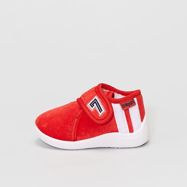 Chaussons Doubles En Sherpa Bebe Garcon Rouge Kiabi 10 00