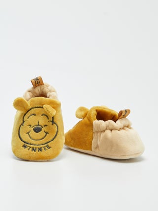 Chaussons bébé cuir souple fourrés Robin et Corentin en hiver Chaussons bébé cuir souple fourrés Robin et Corentin en hiver