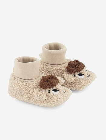 Chaussons doux 'têtes de moutons'