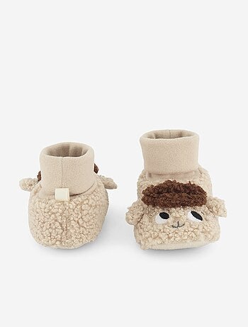 Chaussons doux 'têtes de moutons'