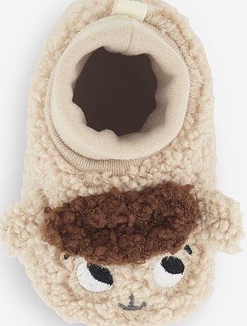 Chaussons doux 'têtes de moutons'