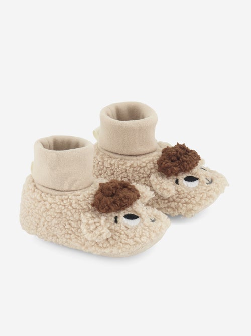 Chaussons doux 'têtes de moutons' - Kiabi