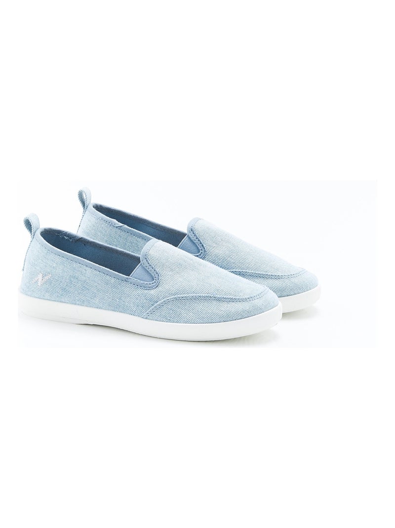 Chaussons effet chambray Climatyl - Damart Bleu - Kiabi