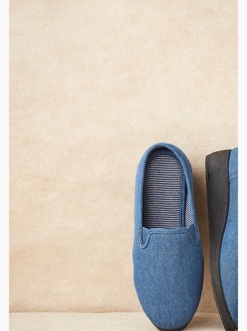 Chaussons effet jean - Damart - Kiabi
