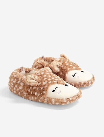 Chaussons effet moutonné