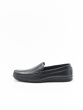 Chaussons en cuir grainé - Damart