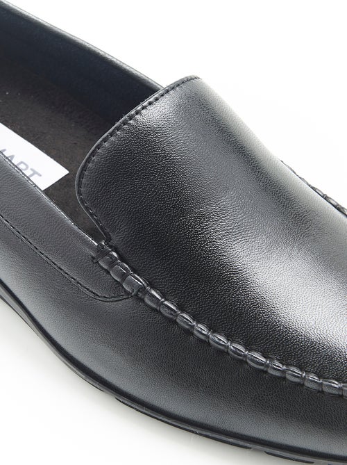 Chaussons en cuir grainé - Damart - Kiabi