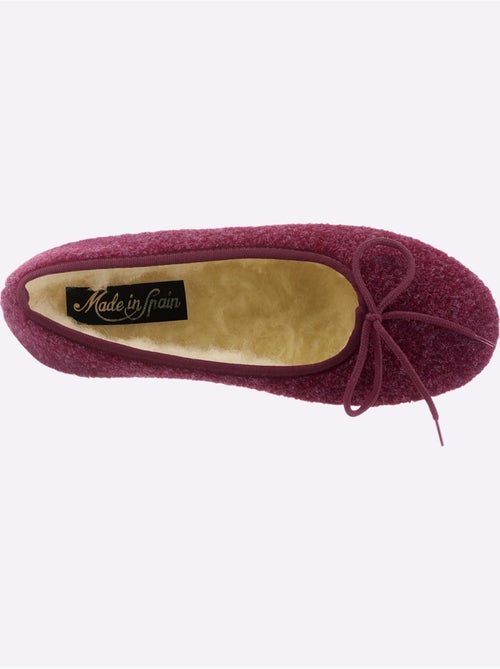 Chaussons en feutre avec nœud décoratif et semelle en caoutchouc - Taille standard - Witt - Kiabi Chaussons en feutre avec nœud décoratif et semelle en caoutchouc - Taille standard - Witt - Kiabi