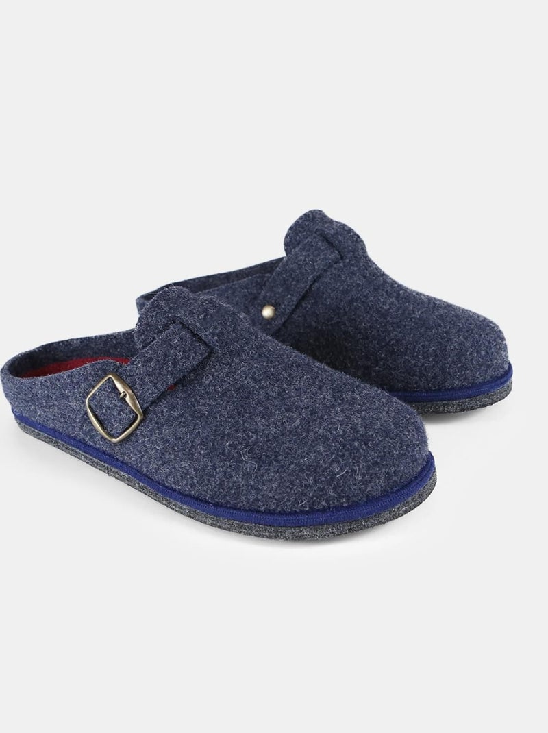 Chaussons en feutre BATA Bleu - Kiabi