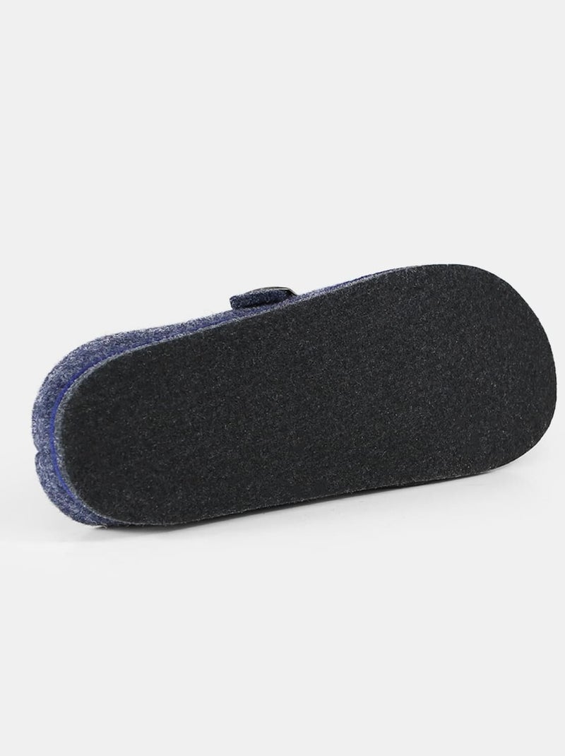 Chaussons en feutre BATA Bleu - Kiabi