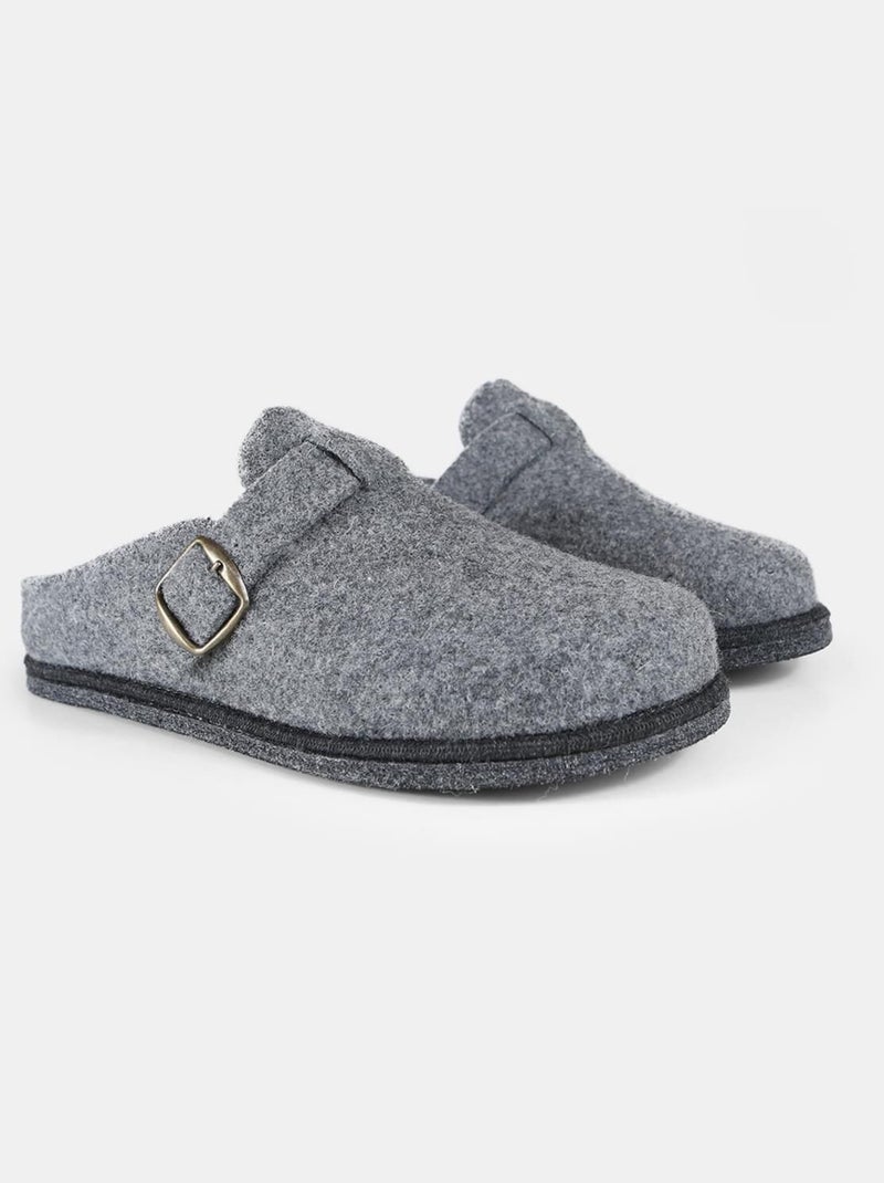 Chaussons en feutre BATA Gris - Kiabi