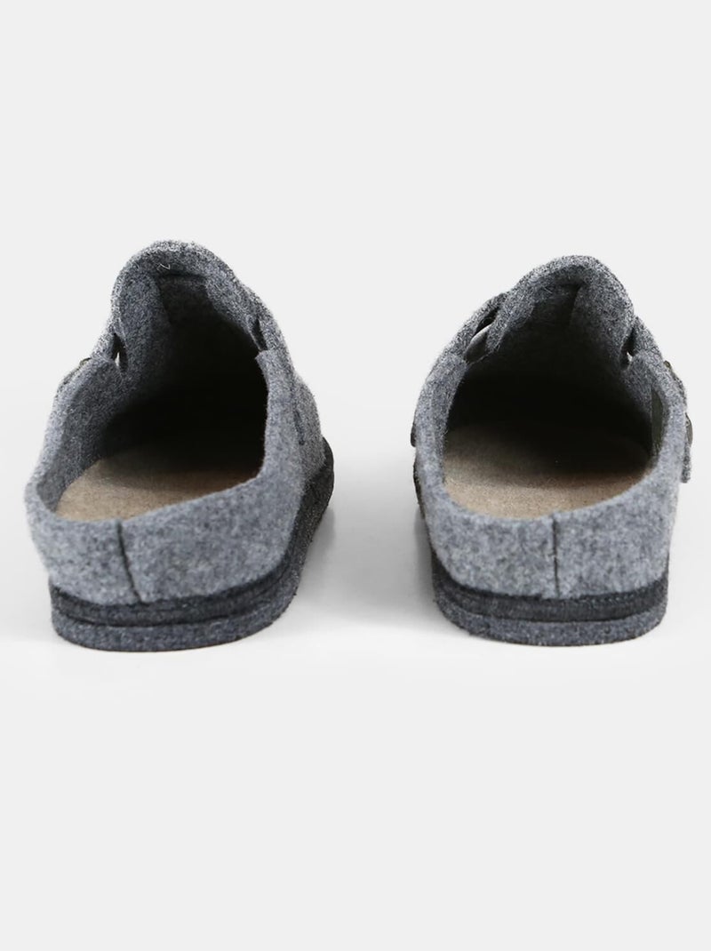 Chaussons en feutre BATA Gris - Kiabi