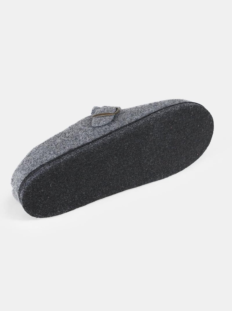 Chaussons en feutre BATA Gris - Kiabi