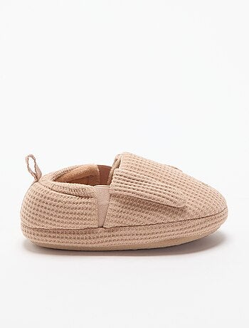 Chaussons en nid d'abeille