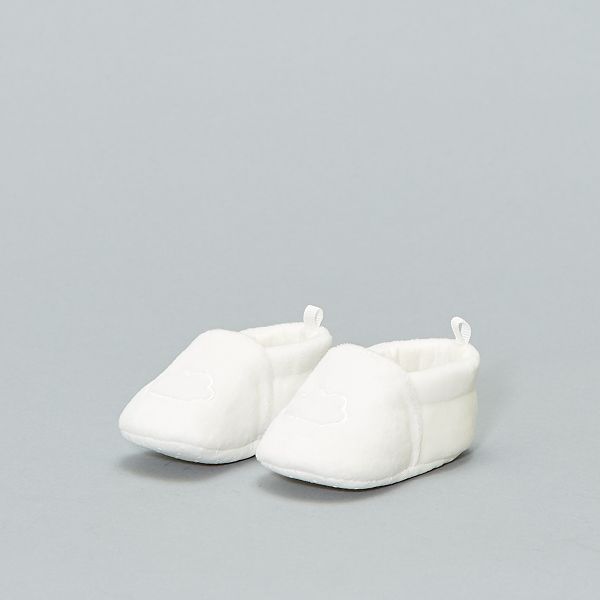 Chaussons En Ratine Bebe Garcon Ecru Kiabi 3 00