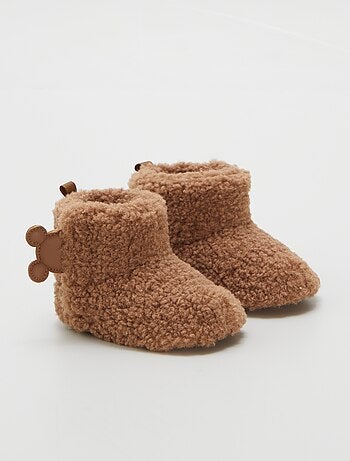 Chaussons en sherpa