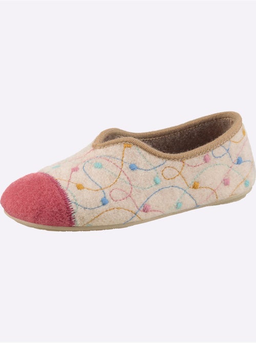 Chaussons en textile avec motif à pois et semelle souple - taille standard - witt - Kiabi Chaussons en textile avec motif à pois et semelle souple - taille standard - witt - Kiabi