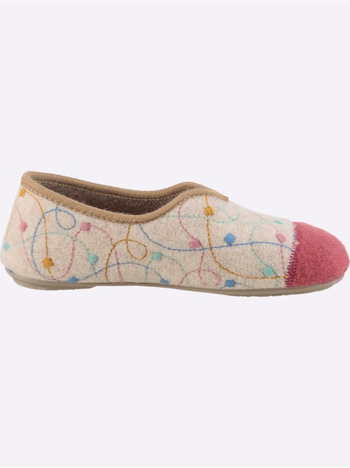 Chaussons en textile avec motif à pois et semelle souple - taille standard - witt - Kiabi Chaussons en textile avec motif à pois et semelle souple - taille standard - witt - Kiabi