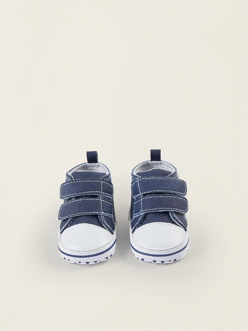 Chaussons en tissu pour nouveau-né   AUSTRALIANA Bleu foncé - Kiabi