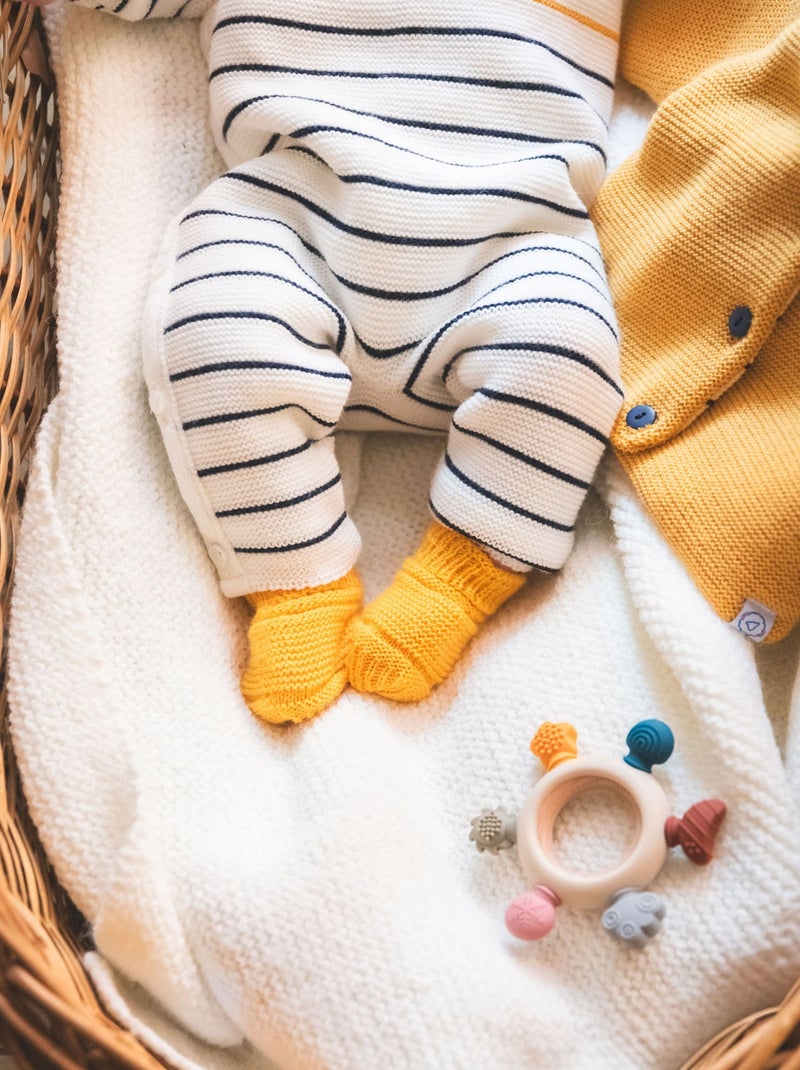 Chaussons en tricot Moutarde - Kiabi