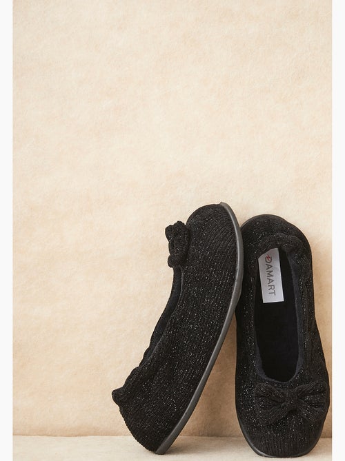 Chaussons en velours - Damart - Kiabi
