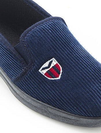 Chaussons en velours côtelé - Damart