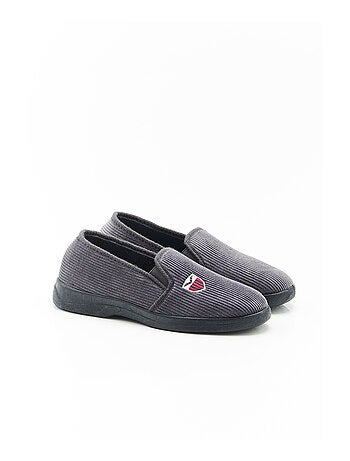 Chaussons en velours côtelé - Damart