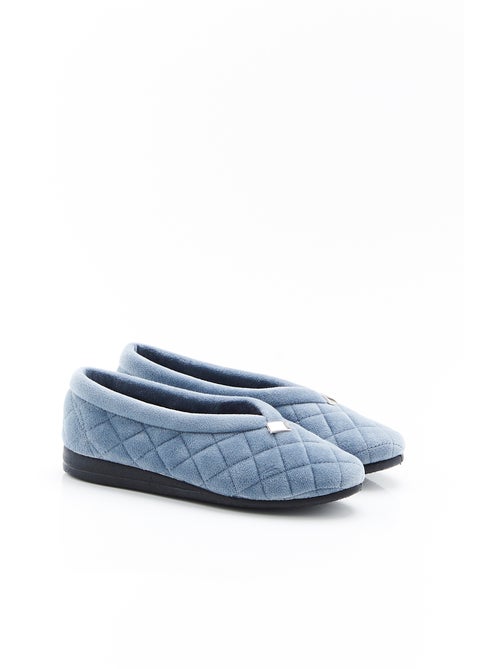 Chaussons en velours matelassé - damart - Kiabi Chaussons en velours matelassé - damart - Kiabi