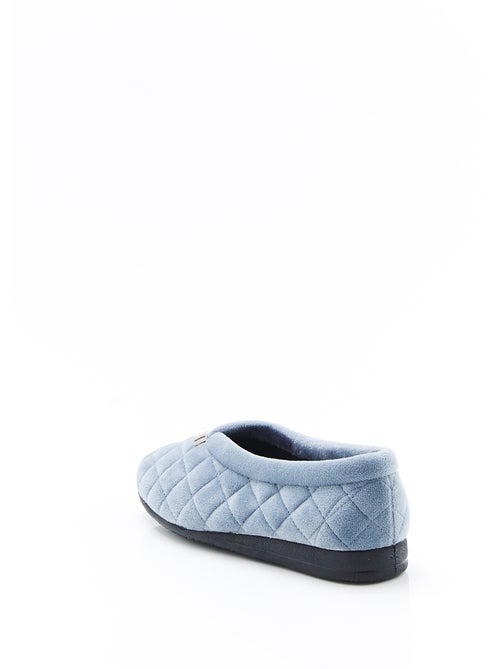 Chaussons en velours matelassé - damart - Kiabi Chaussons en velours matelassé - damart - Kiabi