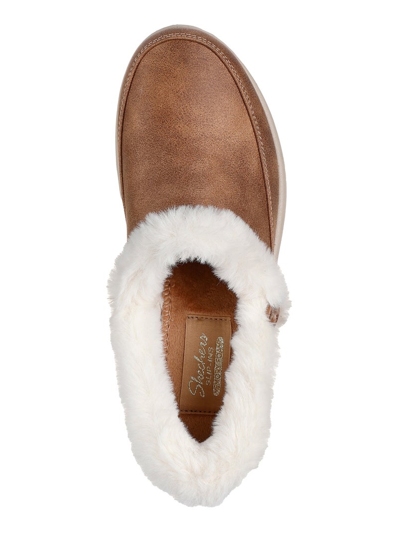Chaussons Enfiler Skechers Cozy Escape Marron - Kiabi