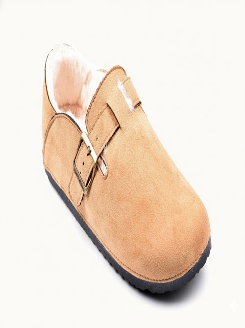 Chaussons Femme Hiver Sabots d’Intérieur Fourrés MD8845 - Kiabi