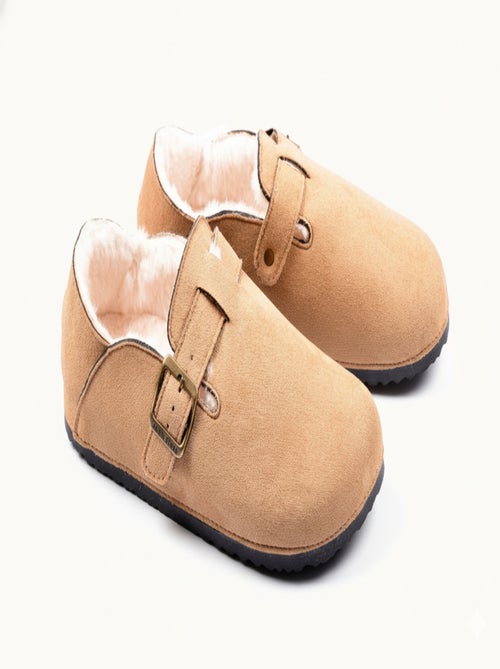 Chaussons Femme Hiver Sabots d’Intérieur Fourrés MD8845 - Kiabi